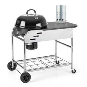 Klarstein Meatpacker Set XXL gril na dřevěné uhlí BBQ smoker + elektrický zapalovač