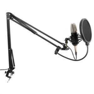 Vonyx Onyx Studio Set velkomembránový mikrofon včetně ramene