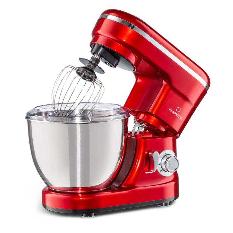 Klarstein Bella Mini Mixing Robot 1200 W 6 stupňů 4 litry nerezová ocel pulzní funkce