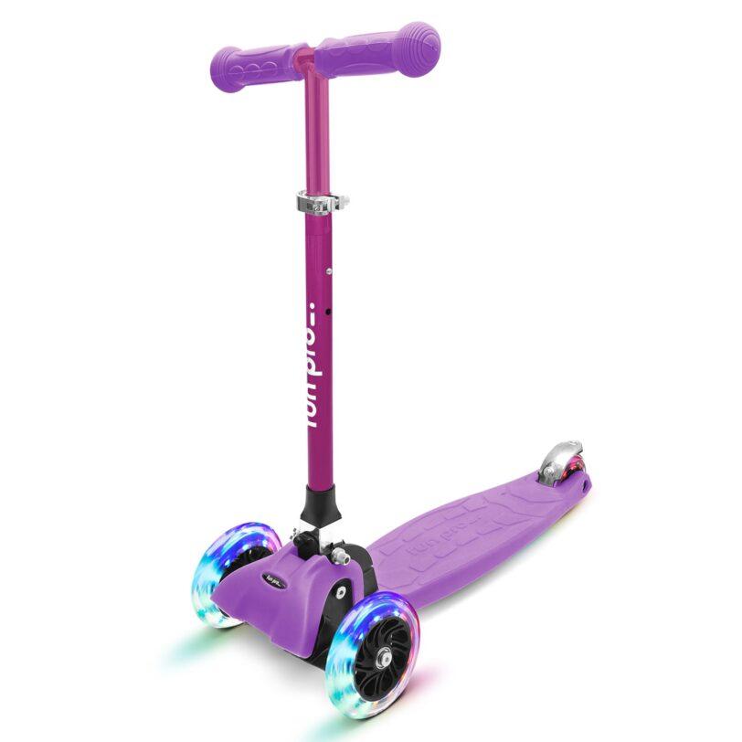 Fun pro Dětská koloběžka ONE 3-6 let LED kolečka skládací do 50 kg nastavitelná výška