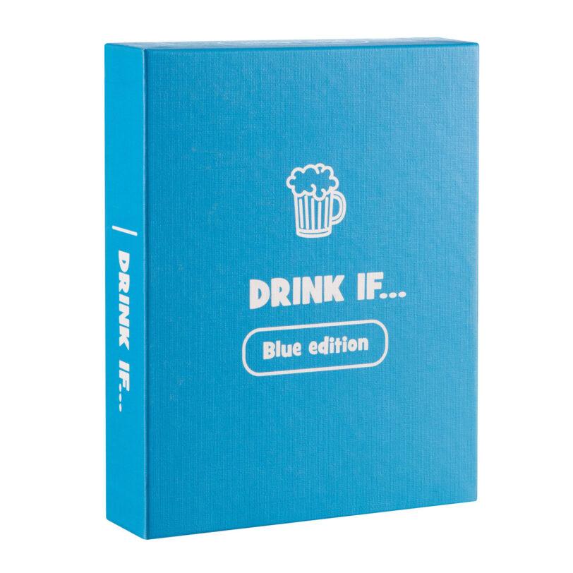 Spielehelden Drink if... Blue Edition Hra na pití 100+ otázek v angličtině Počet hráčů: 2+ Věk: od 18 let