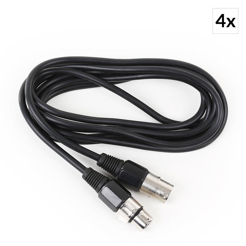 FrontStage sada čtyř XLR kabelů