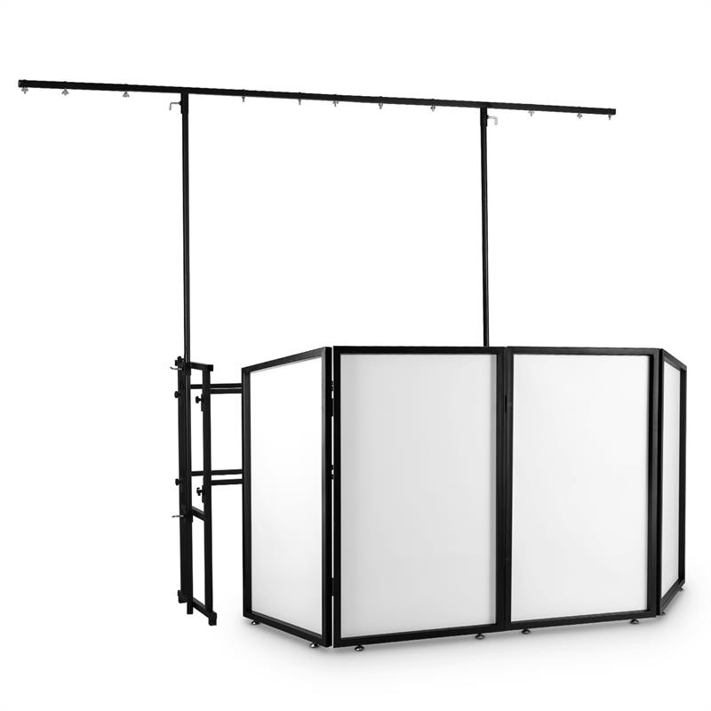 FrontStage DJ Booth se stojanem pro světelné efekty