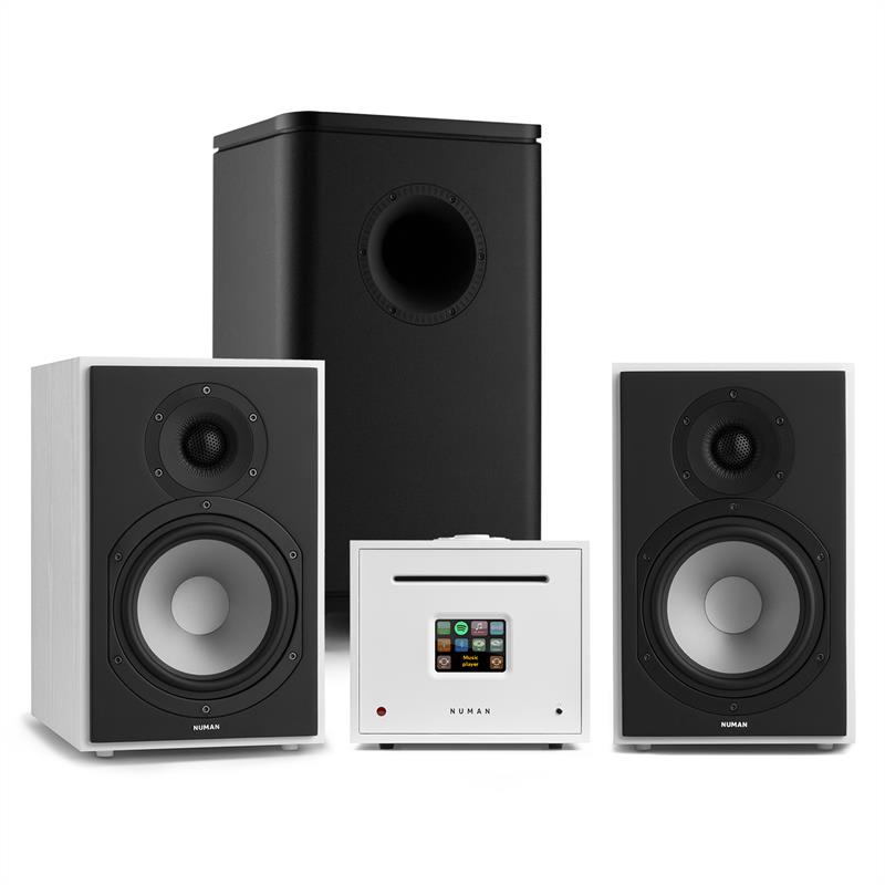 Numan Unison Reference 802 Edition - Stereo systémové zesilovače Bílá/Černá