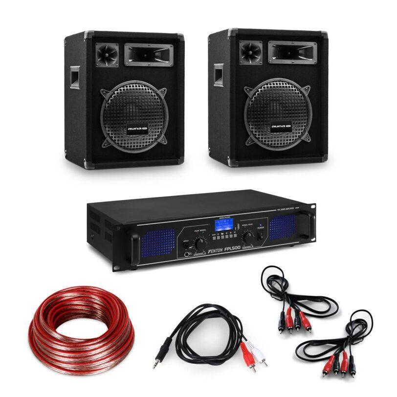 Electronic-Star Hi-Fi zesilovač a 3dílná sada reproduktorů