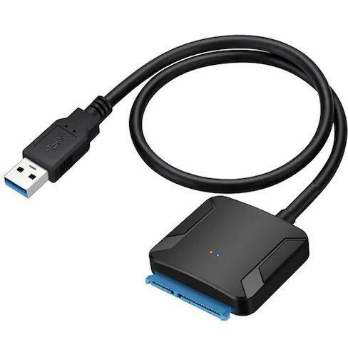 Adaptér USB 3.0 na SATA 22 pin pro 2.5" a 3.5" HDD a SSD
