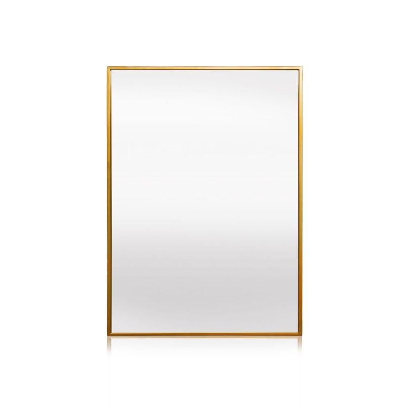 Casa Chic Croxley Nástěnné zrcadlo v kovovém rámu obdélníkové 90 x 60 cm