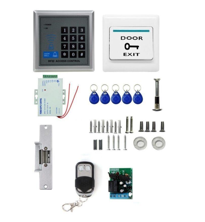 Kompletní set elektrického ovládání dveří se zámkem - RFID 125KHz