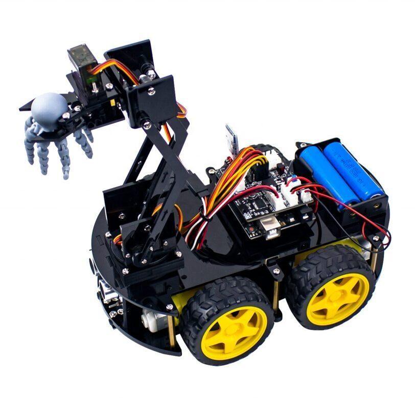 LAFVIN Smart robot car - S robotickým ramenem s UNO R3