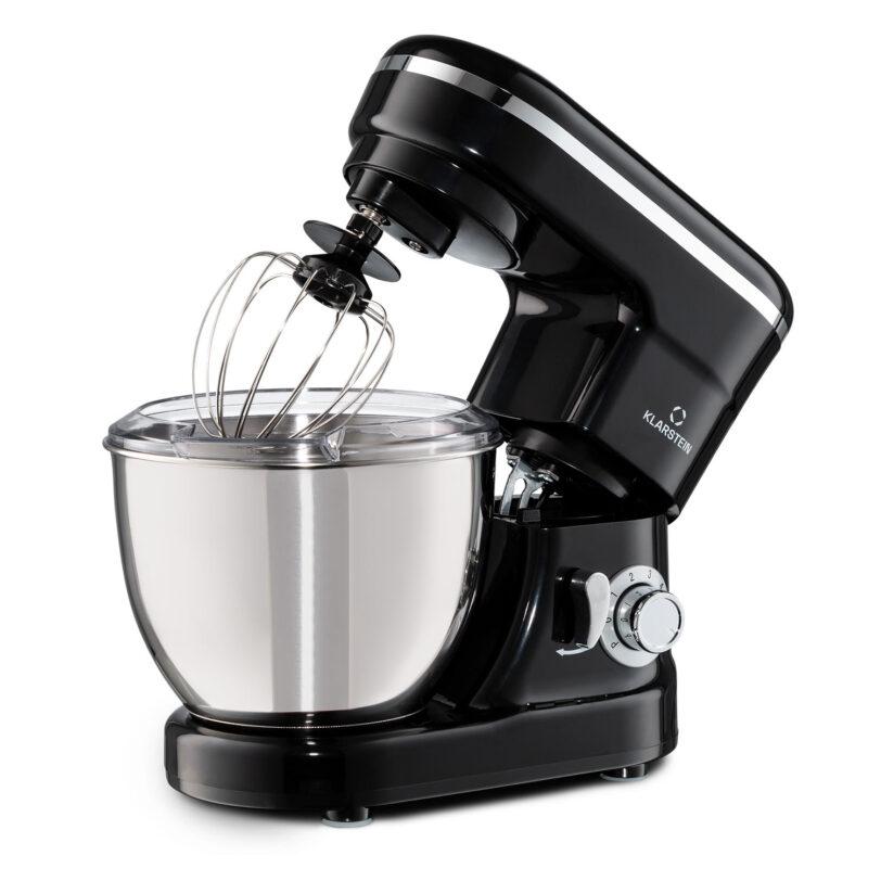 Klarstein Bella Mini Mixing Robot 1200 W 6 stupňů 4 litry nerezová ocel pulzní funkce