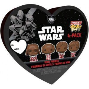 Funko Pocket POP! Star Wars Valentine 2024 Chocolate (4 figurky)