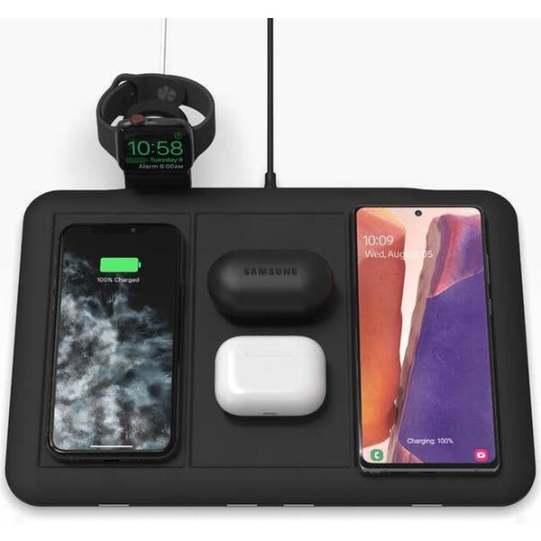 Mophie 4v1 bezdrátová nabíječka černá